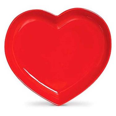 Imagem de Travessa Funda em Cerâmica Funny Colors Vermelho 23,5x4,5cm - Scalla