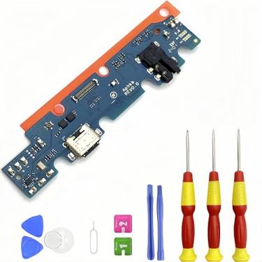 Imagem de Galaxy Tab A7 Lite LTE T225 Porta de carregamento USB Cabo flexível de substituição para Samsung Galaxy A7 22.1 cm USB Tipo-C Dock Board Flex Connector Port com kits de ferramentas de reparo SM-T225