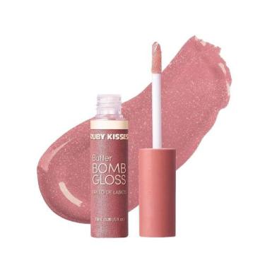 Imagem de Lip Gloss Ruby Kisses Butter Bomb Pillowtalk 7,8ml - KISS NEW YORK