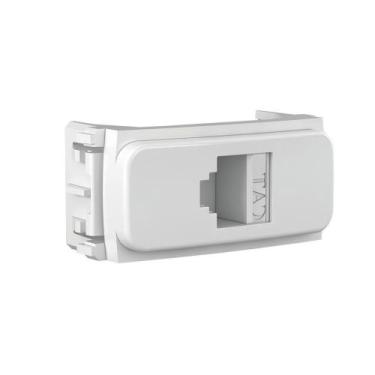 Imagem de Módulo Tomada RJ45 CAT 5E - Composé Branco - 13206662 - WEG
