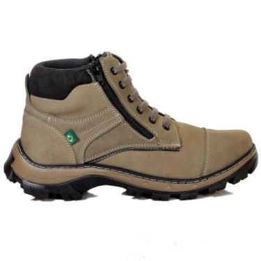 Imagem de Bota Adventure Masculina Couro Zíper Lateral Conforto Trilha - Bell Bo