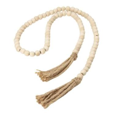 Imagem de Colar Decorativo De Madeira Decoração 15133 - Mart