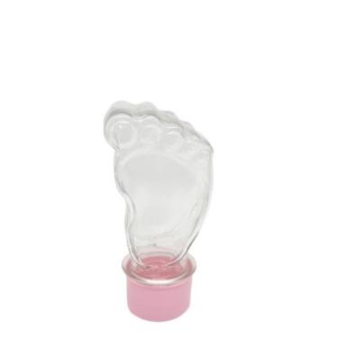 Imagem de 50 Tubetes Baleiro Mini Pezinho Revelação Chá De Bebê - Deluma Plástic