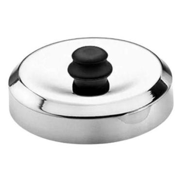 Imagem de Abafador Tampa P/chapa Hamburguer Frituras Alumínio 14cm Jjb - JJB Uti
