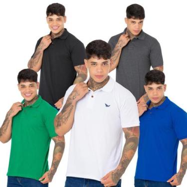 Imagem de Super Kit 5 Polos Ridens Elegância e Conforto  Oferta Exclusiva Veja, 