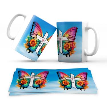 Imagem de Caneca Personalizada Evangelica Fé