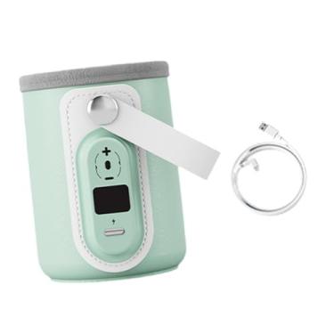 Imagem de Kokiya Aquecedor de Mamadeira Portátil para Leite de Bebê, Aquecedor de Mamadeira com Display LED, Aquecedor de Mamadeira USB, 5.5 a 6.8 Cm