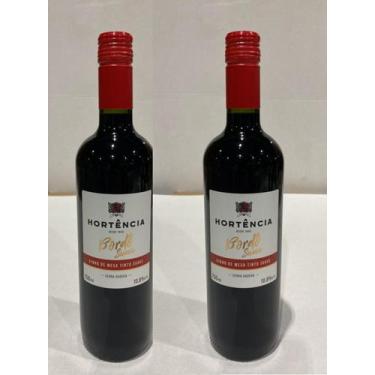 Imagem de Kit 2 Un Vinho Hortência Bordô Suave 750 ml