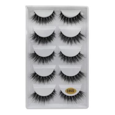 Imagem de Cílios Postiços G5-g6-g8 Mink 5 Pares - Eyelash, G503