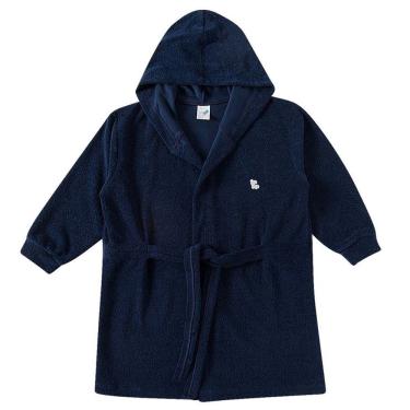 Imagem de Roupão Infantil Toalha Bebe Criança Piscina Flanelad Tip Top