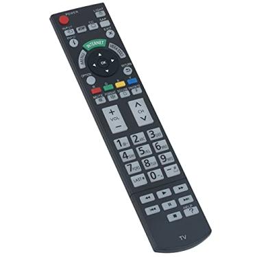 Imagem de Controle remoto de substituição N2QAYB000703 adequado para Panasonic TV Viera TC-P65GT50 TC-P50GT50 TC-P55GT50 TC-P60GT50 TC-P50ST50 TC-P55ST50 TC-P60ST50 TC-P65ST50 TC-P65ST50 C-P55V T50 TC-P65VT50