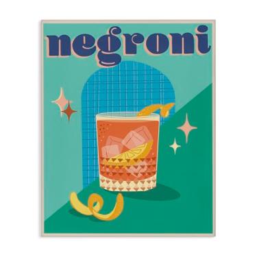 Imagem de Stupell Industries Design clássico retrô de arte de parede Negroni por Jo Reid, 61 x 76 cm
