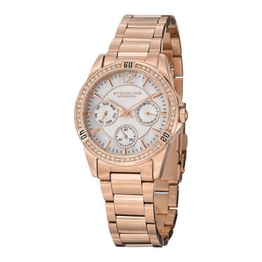 Imagem de Relógio Feminino Stuhrling Marina 914 Quartzo 34mm, Ouro Rosa