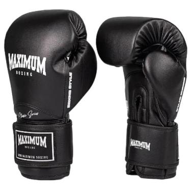 Imagem de Luva De Boxe E Muay Thai New Classic Black Maximum Power Face, 10oz