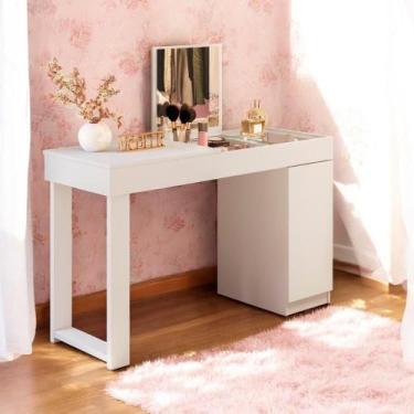 Imagem de Escrivaninha Penteadeira Aline Branco Fosco - CasaH