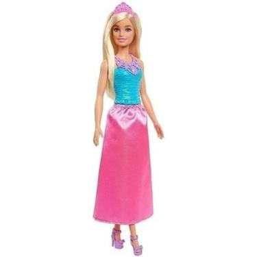Imagem de Barbie Dreamtopia Princesas Básicas Loira HGR01 - Mattel, Colorido, Dr