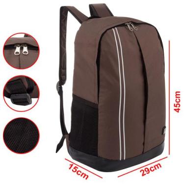 Imagem de Mochila Feminina Escolar Mochila Masculina - OKI-NI, MA2137_MARROM_1