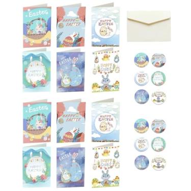 Imagem de Pacote com 12 cartões e envelopes de tamanho pequeno, 7,6 cm x 10,16 cm, cartões comemorativos estilo Merry Christmas Alce, pacote com 12, alce branco 2X6