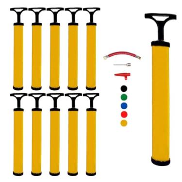 Imagem de 10 Bombas Para Inflar Bolas Futebol Basquete Vôlei Bexigas Balões Boias Upa Upa Revenda Lojista