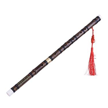 Imagem de Flauta de bambu amargo feita à mão conectável/instrumento de sopro musical chinês tradicional chinês em chave F