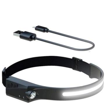 Imagem de Lanterna De Cabeça De Led Recarregável Por Usb 2023 - Wcan