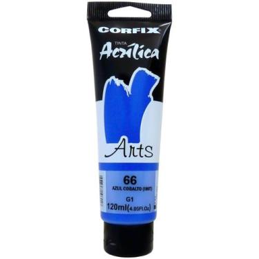 Imagem de Tinta Acrílica Arts Corfix 120ml G1 - 85120, 066 - AZUL COBALTO