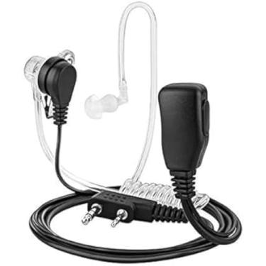 Imagem de Baofeng Air Acoustic Tube Earpiece Throat Mic Air Tube Fone de ouvido para Baofeng UV5R BF-888s