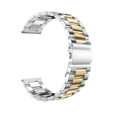 Imagem de Pulseira de Metal 20mm para Samsung Galaxy Watch 6/5/4 - Aço Inoxidáve