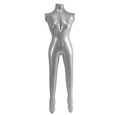 Imagem de CUTPOIY Manequim de corpo manequim inflável feminino corpo inteiro manequim vestido exibição torso manequim roupas exibição manequim PVC inflável torso modelo exibição