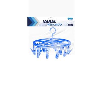 Imagem de Varal Suspenso Portátil 16 Prendedores Para Roupas Prático Lavanderia 