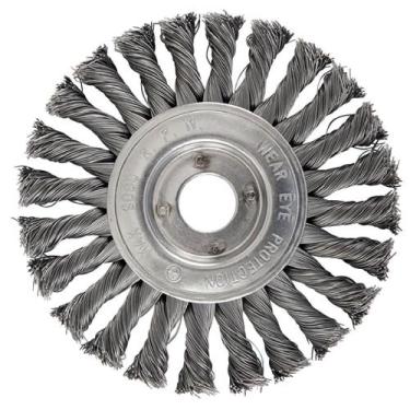 Imagem de Escova de Aço Circular Trançada 115 x 13mm - 7271 - BRASFORT
