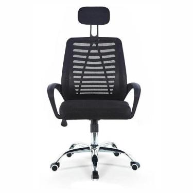 Imagem de Cadeira Escritório Giratória Zebrada Mesh Evolux