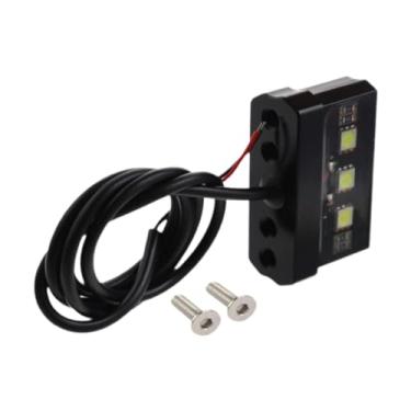 Imagem de QccHieUs Luz de freio LED para placa de carro, peça de reposição resistente, leve e à prova d'água para para-lama, luz traseira para motocicleta