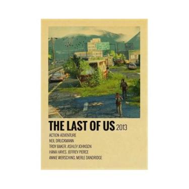 Imagem de Retro Vintage the Last of Us Parte 2 Poster HD Canvas Art Decoração De