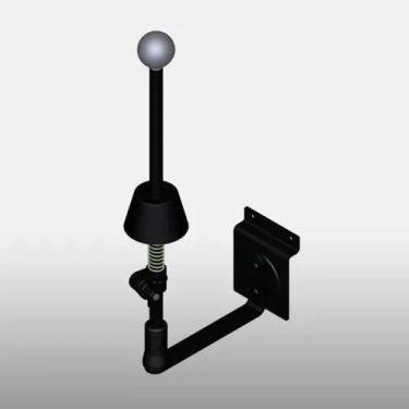 Imagem de Suporte Expositor Slat Wall p/ Sax Soprano Vector SW-1550