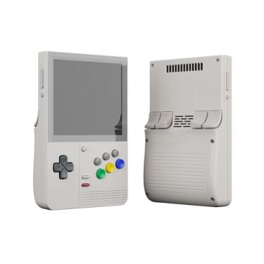 Imagem de Retroid Pocket Console de jogos portátil retrô clássico, tela sensível ao toque OLED de 4,9 polegadas, portátil para jogos Android com 6 + 128 GB, bateria de 5000 mAh, Android 14, console de jogos