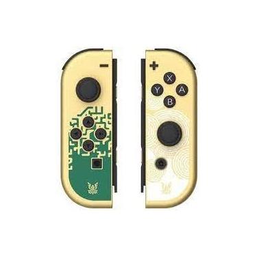 Imagem de Controle Joystick Sem Fio N Switch Joy-con (l)/(r) Sem a Alça do Joy-Con. (Zelda-Dolrado)