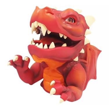 Imagem de Fantoche de Plástico Dragão Chain Breakerz Zinder com Som e Animação Vermelho BR2265 - Multikids