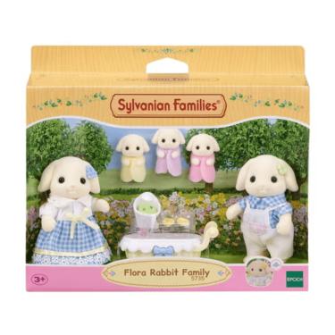Imagem de Bonecos Sylvanian Families - Familia dos Coelhos Floral EPOCH MAGIA