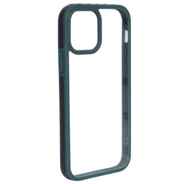 Imagem de Capa Capinha Transparente Borda Compatível Iphone 12/12Pro - Tesla Sto