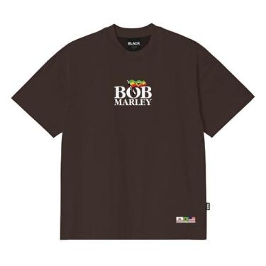 Imagem de Malhão Exclusivo Black Nine Bob Marley - Marrom Escuro - B90103, P, Ma