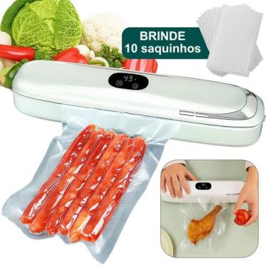 Imagem de Máquina Seladora De Embalagens A Vácuo Doméstica Para Alimentos Em Ger
