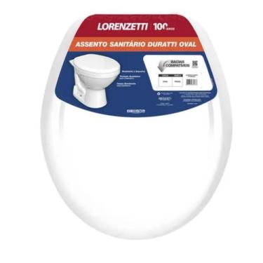 Imagem de Assento Sanitário Tampa Vaso Duratti Branco Oval Lorenzetti