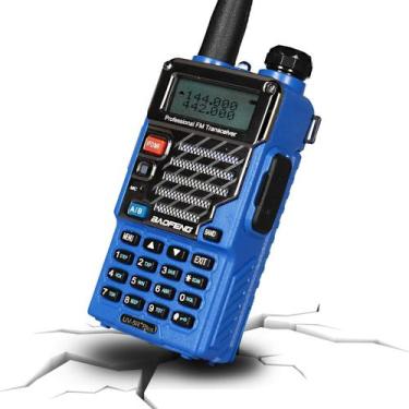 Imagem de Rádio bidirecional BAOFENG UV-5R+ Plus recarregável de longo alcance