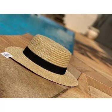 Imagem de Chapéu Feminino Paris Palha Luxo Aba Media Moda - SHOP ALTERNATIVO