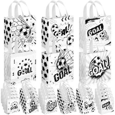 Imagem de Party Favor Bags Sweetude Soccer Gift 40 unidades com alça x20 cm