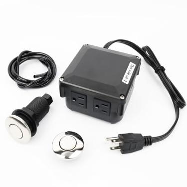 Imagem de Dohomi Kit De Interruptor Ar Para Triturador Lixo Sts-Oo Sts-Oosn, Módulo Energia Com Botão Liga/Desliga Pia