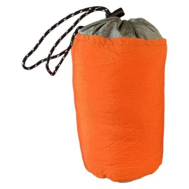 Imagem de harayaa Bolsa para acessórios de churrasqueira, bolsa organizadora para áreas externas, de viagem portátil para artigos diversos de acampamento para, Cinza Laranja