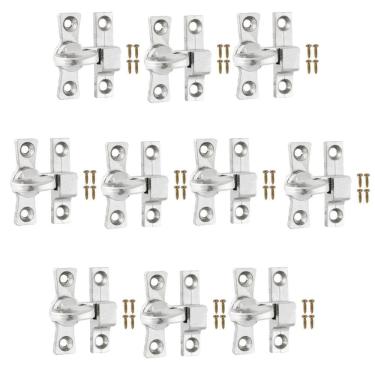 Imagem de Tranqueta Fecho Trinco Bico Virado Porta Janela Kit 10 Un