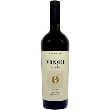 Imagem de Vinho Sem Álcool Tinto Seco Merlot Vinoh OAK - 750mL - Nacional